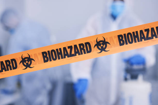 Professional Blood Cleanup technician working in Jacksontown, OH